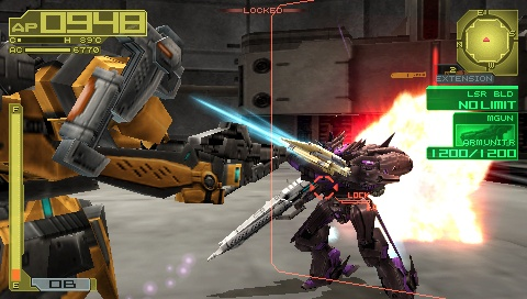 Armored Core 3 Portable screenshot 3 for PSP